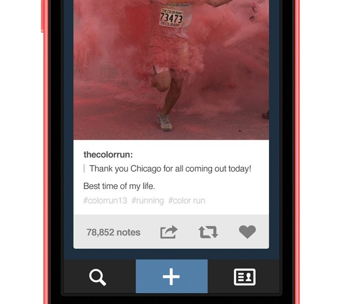 Tumblr Home Concept PSD