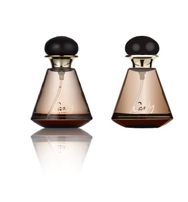 Chocolate Colored Vector Perfume Bottle