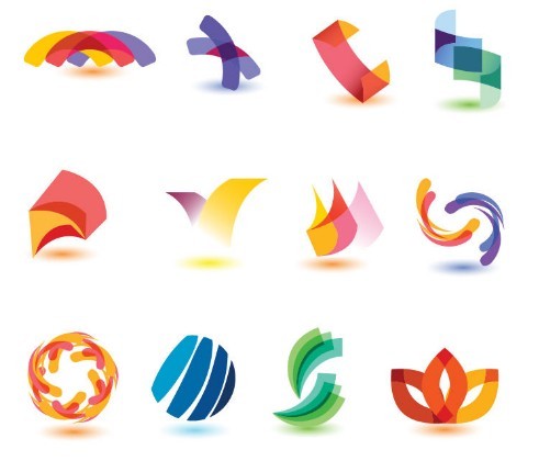 Colorful Abstract Symbol (Logo) Designs Vector