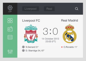 Soccer Widget PSD