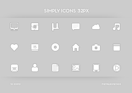 32px Web Icon Set