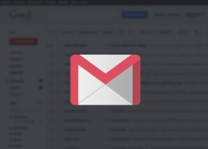 Flat Long Shadow Gmail Icon Vector