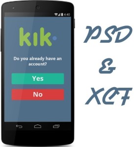Black Google Nexus 5 PSD Template