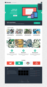 Bearded - Responsive Blogging and Portfolio Website Template PSD