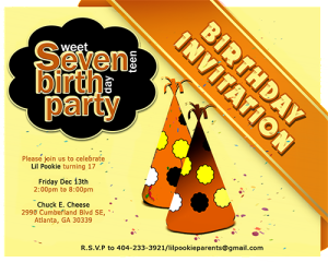 Birthday Invitation Template Vector