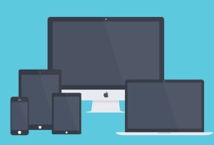 Flat Apple Devices PSD