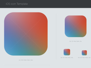iOS 7 Icon PSD Template