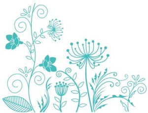 Fresh Clean Line Art Floral Design Vector 05