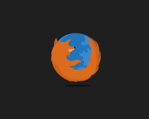 Simple Firefox Flat Icon PSD
