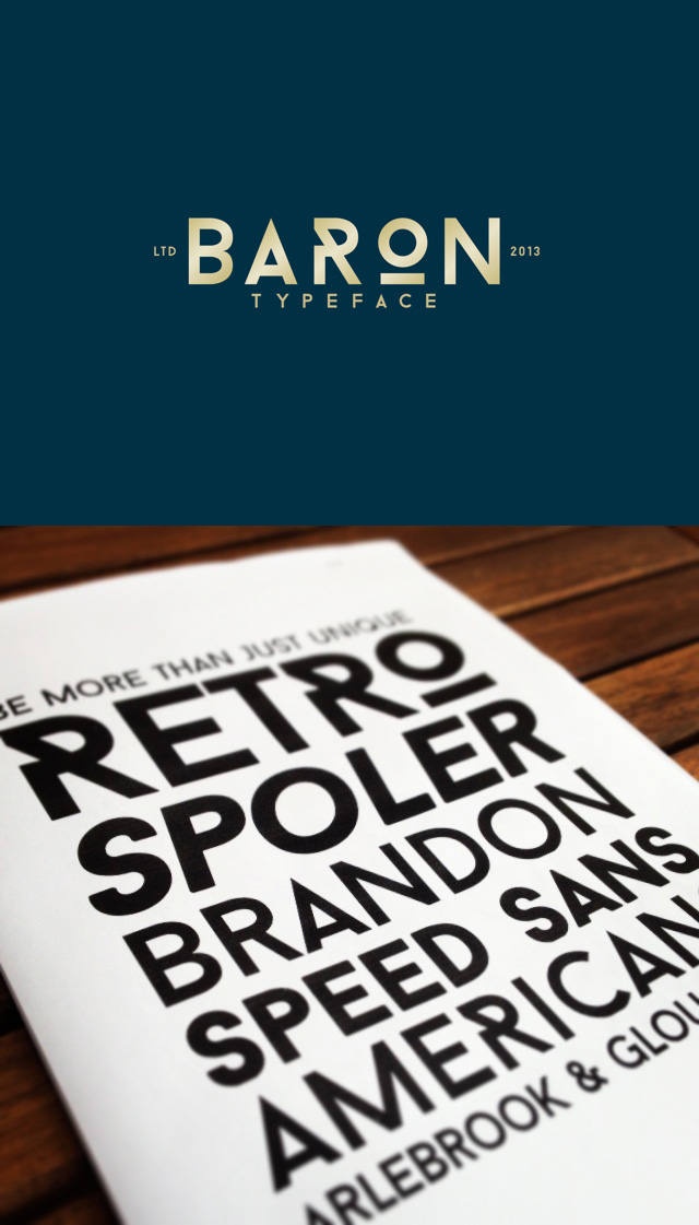 Baron Typeface