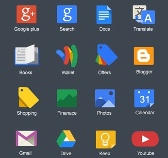 16 Google Products Icons PSD