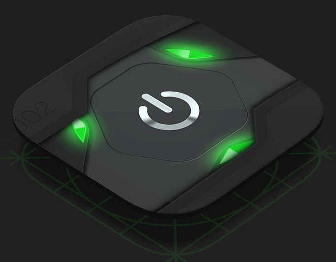 3D Floating iOS 7 Icon PSD