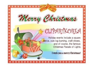 Cartoon Happy Christmas Greeting Card Design Vector 05