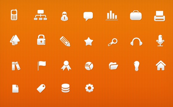 25 Business Icons PSD