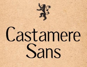 Castamere Sans Font