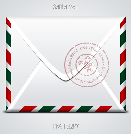 Santa Mail PSD