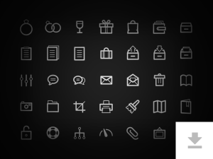 35 Detailed Vector Icons