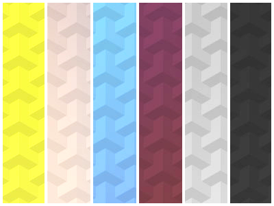 6 3D Block Patterns PSD