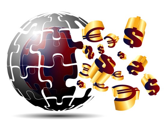 Earth Of Cash Money Vector