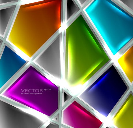 Glossy Glass Texture Vector