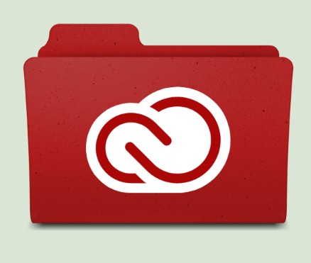 Adobe Creative Cloud Fold Icon PSD