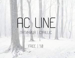 AC Line Font