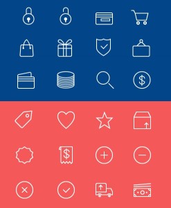 24 E-commerce Line Icons