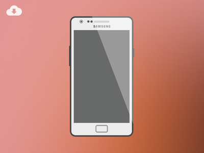 Samsung Galaxy S II Mockup PSD