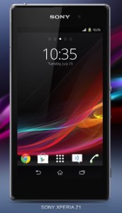 Realistic Sony Xperia Z1 Template PSD