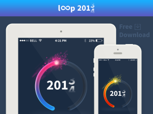 2014 New Year Countdown Timer PSD