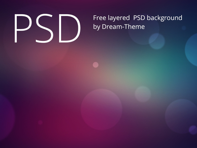 Bokeh Background PSD