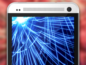 HTC One Silver Mockup