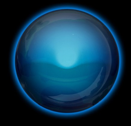 Blue Glossy Orb PSD