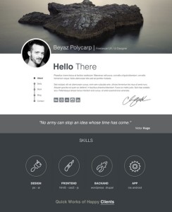 Polifoli - Fashion Portfolio Web Template PSD