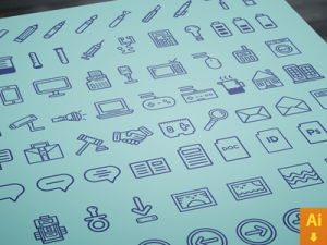 70 Pictograms Vector