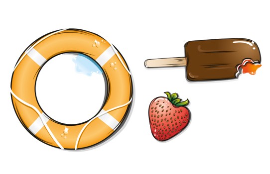 Summer Vacation Vector Elements