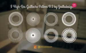 8 High-Res Guilloche Pattern