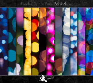 Colorful Bokeh Textures Pack