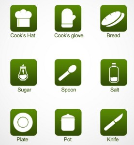 9 Cooking Icons PNG