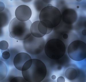 Dark Circles Bokeh Background