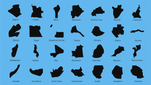 Set Of Country Icons Vector