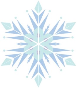 Clean Snowflake Vector SVG