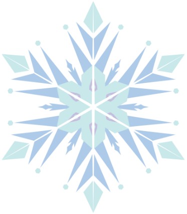 Clean Snowflake Vector SVG