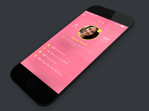 iPhone Teen App UI Kit PSD