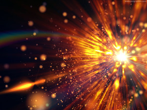 Bright Space Explosion Background Texture