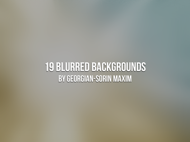 19 Blurred Backgrounds PSD