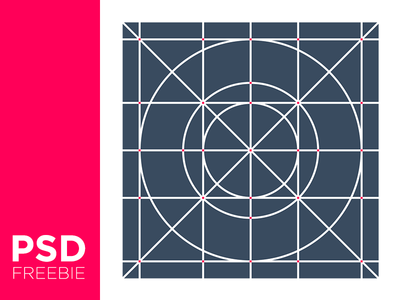iOS 7 Icon Guide Template PSD