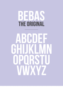 Bebas Neue Font