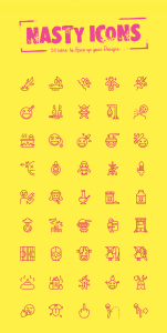Nasty Icons 50 Vector Icons