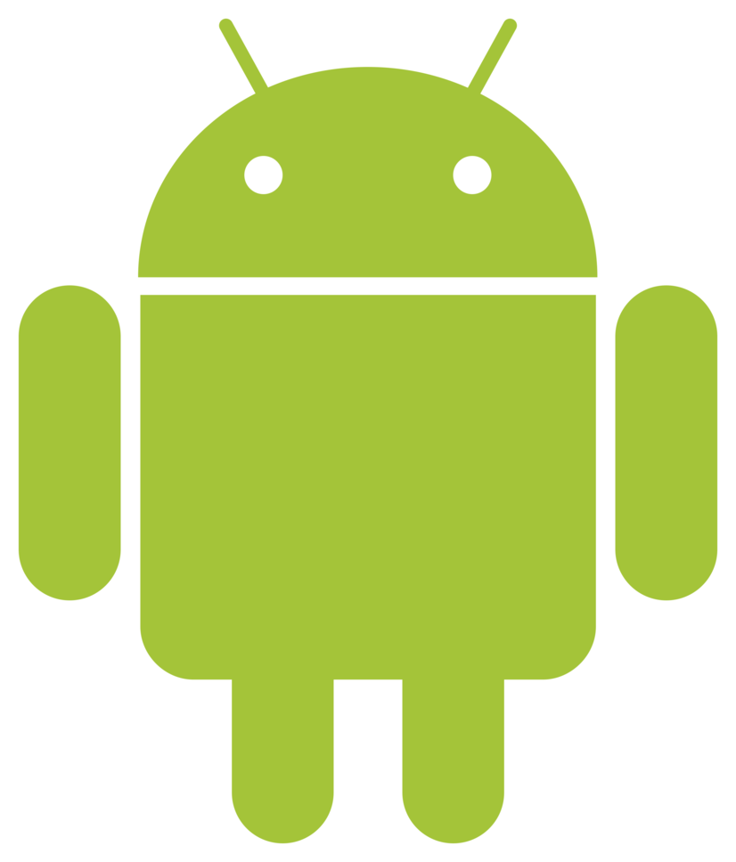 Simple Android Robot Logo Vector PSD